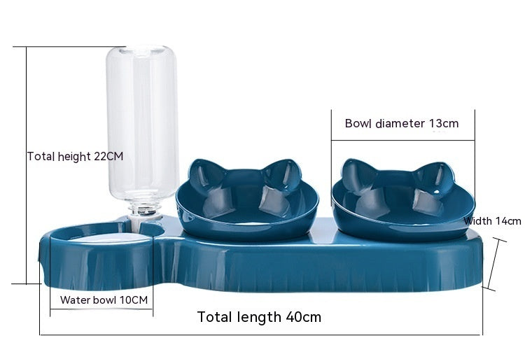 Plastic Double Bowl