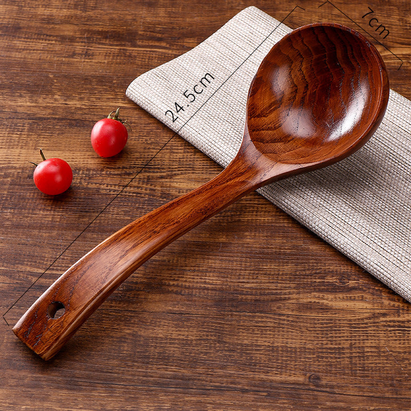 Natural Wooden Cooking Scoop