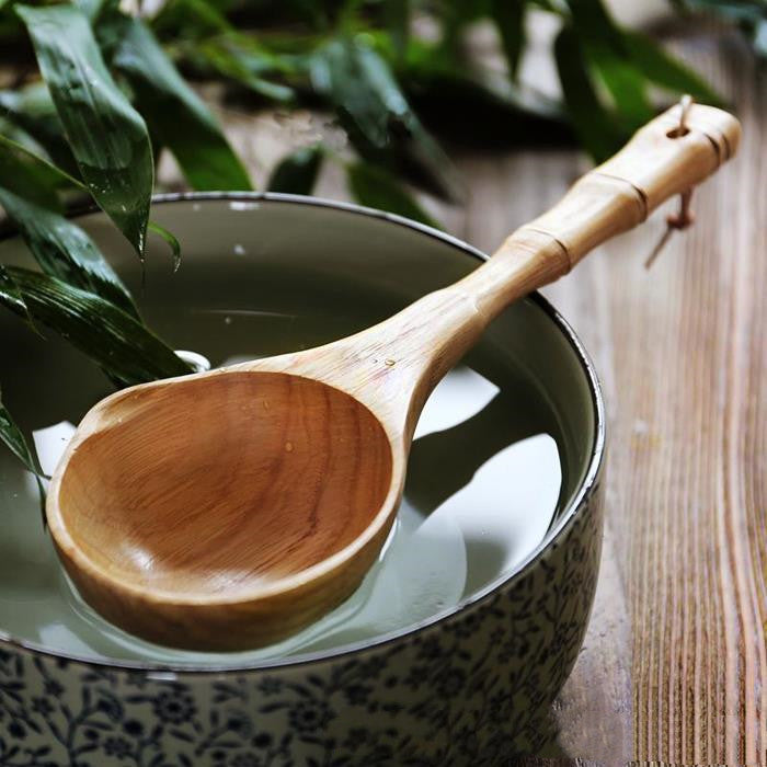 Handle beech wood spoon