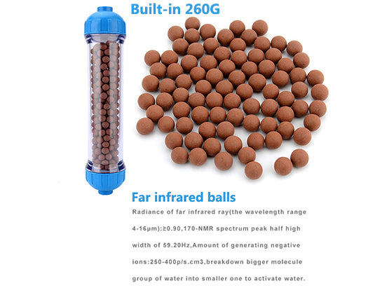 Negative potential ball resin filter