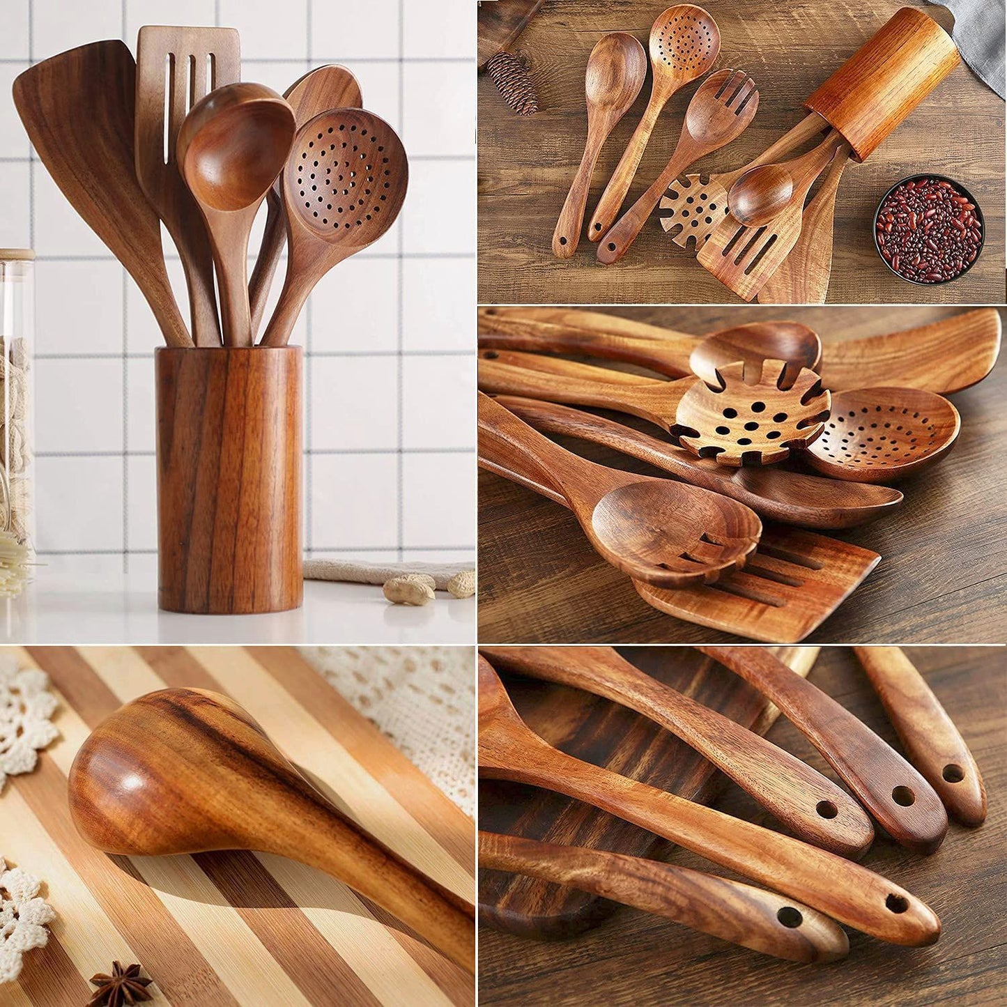 Wooden Kitchenware Suit