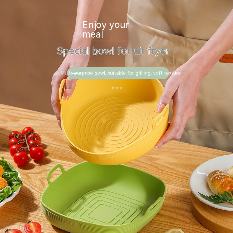 Air Fryer Bowl Silicone High Temperature Resistance