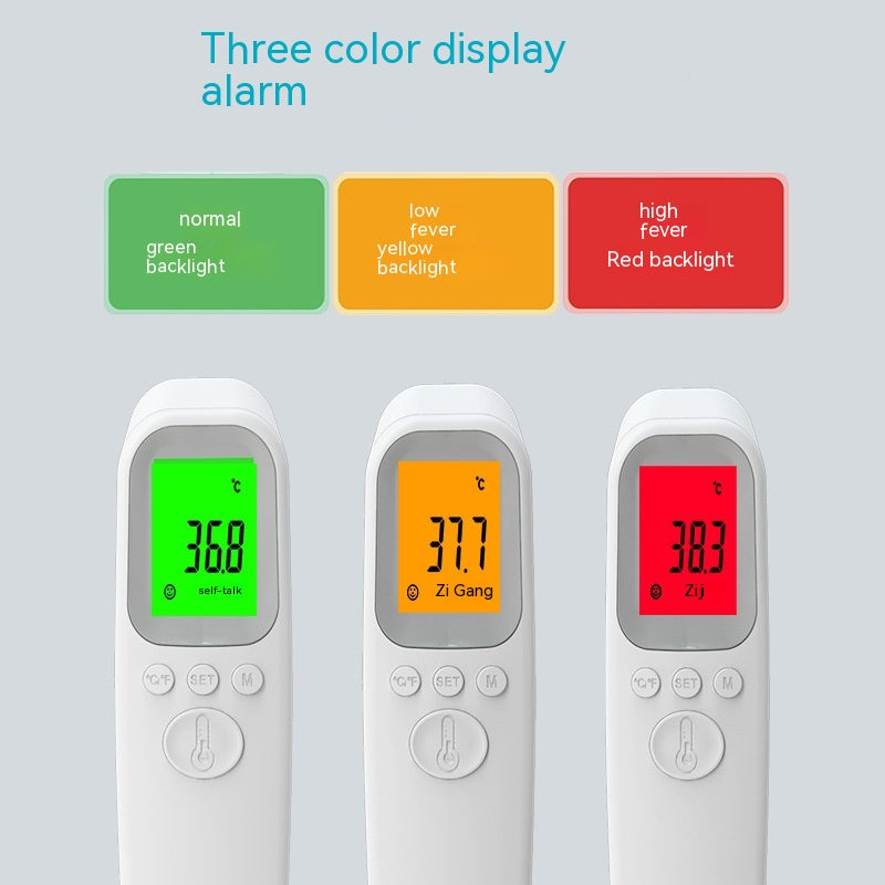 Plate Forehead Temperature Gun Handheld Non-contact Household