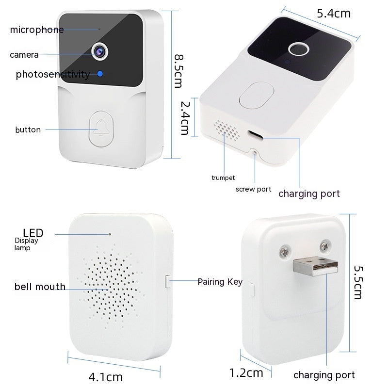 Doorbell Wireless Remote Monitoring Video