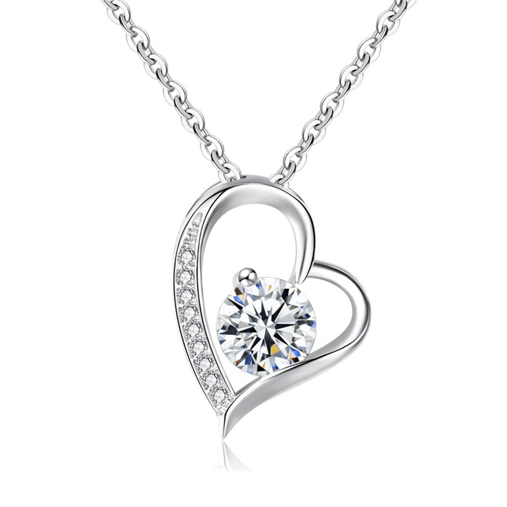 Zircon Love Necklace Ornament