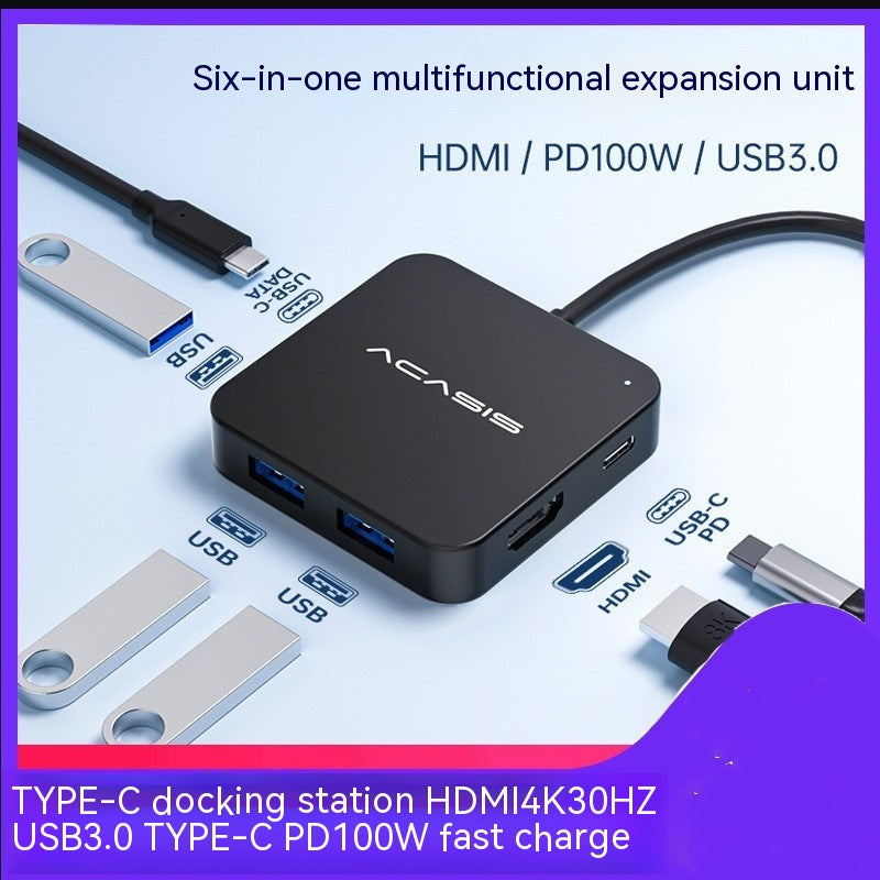 Type-C Docking Station To HDMI Screen Projection Hub