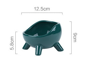 Cervical protection cat food bowl