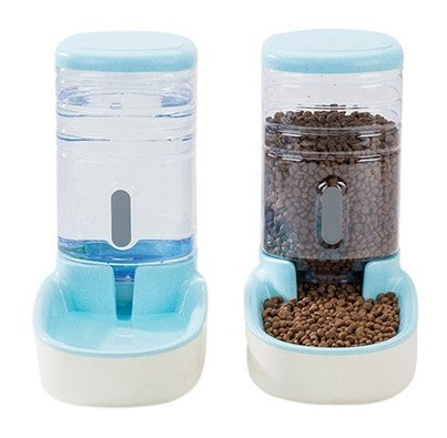 Dog automatic feeder, drinking fountain