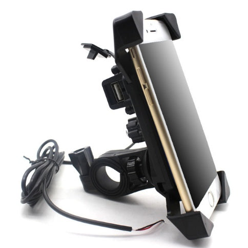 Motorcycle phone holder electric charger