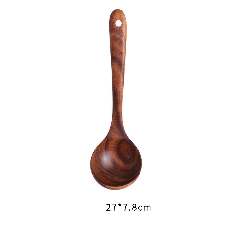 Wooden Nonstick Soup Spoon, Spatula