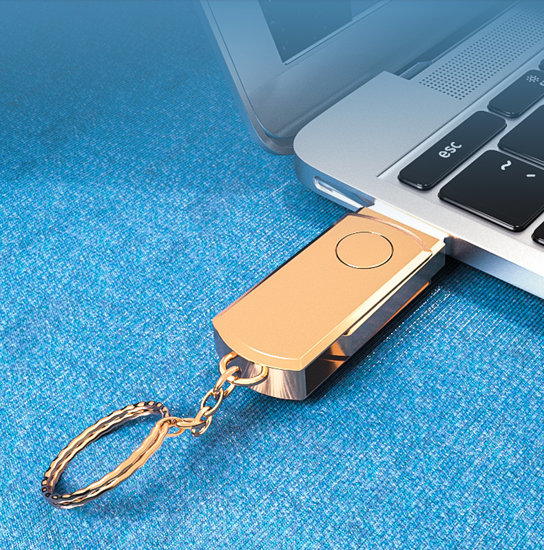 Compatible with Apple , Ultra-large capacity metal USB flash drive