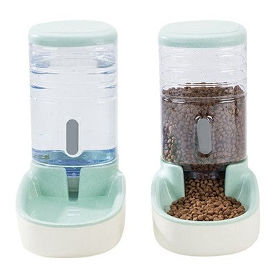 Dog automatic feeder, drinking fountain