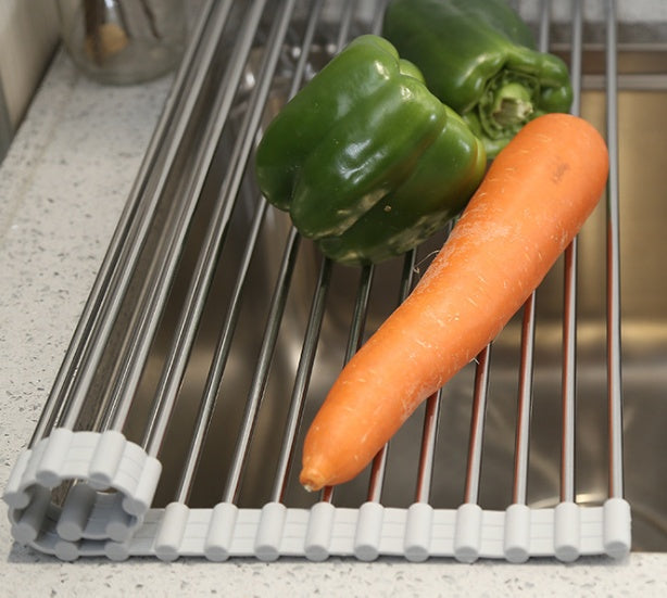 Folding Kitchen Drain Sink Rack