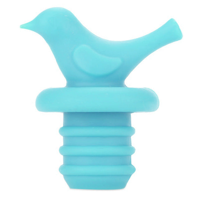 Little bird silicone wine bottle stopper