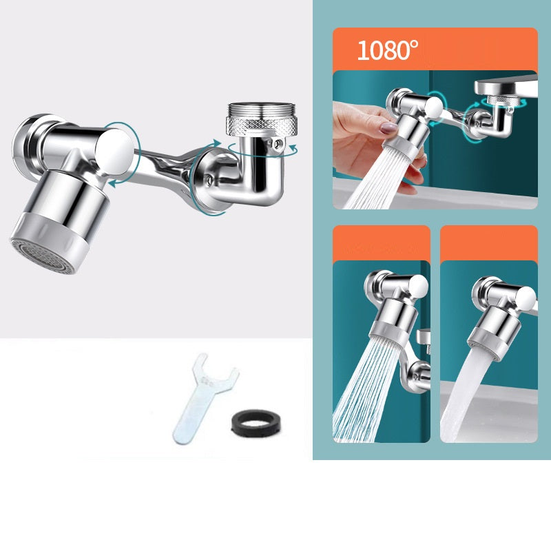 Multifunctional Rotatable Mechanical Arm Splash-proof Universal Faucet