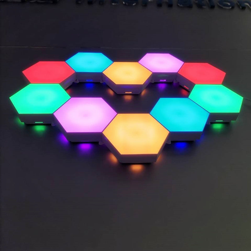 British Creative Honeycomb Modular Assembly Helios Touch Wall Lamp