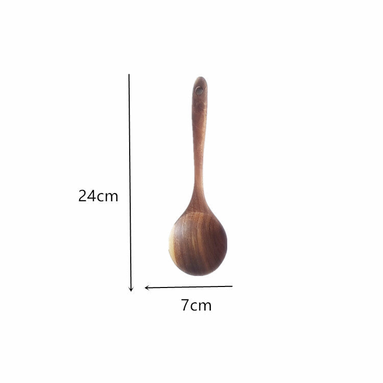 Non Stick Pan And Non Lacquered Wooden Rice Spoon Set