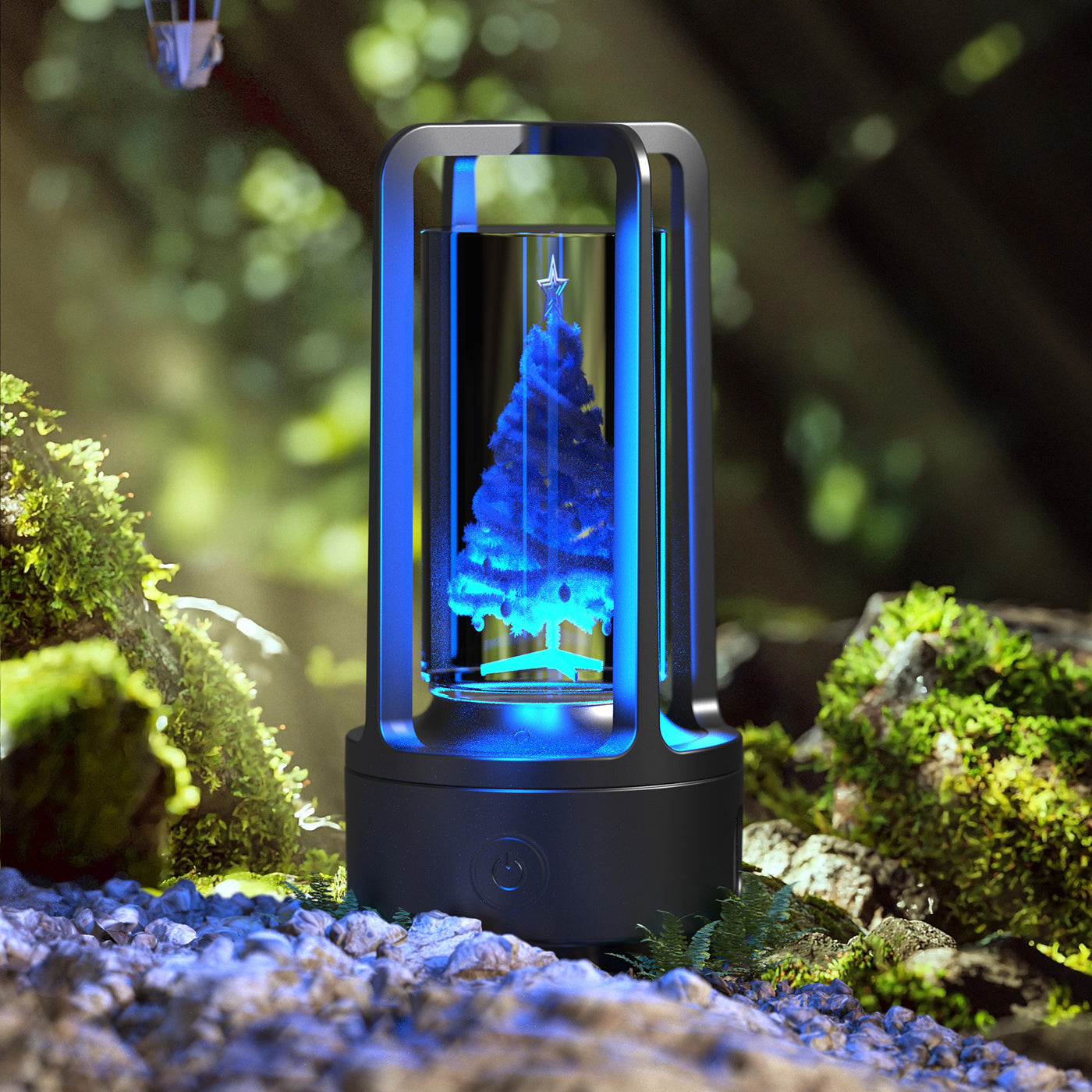 Crystal Lamp And Bluetooth Speaker