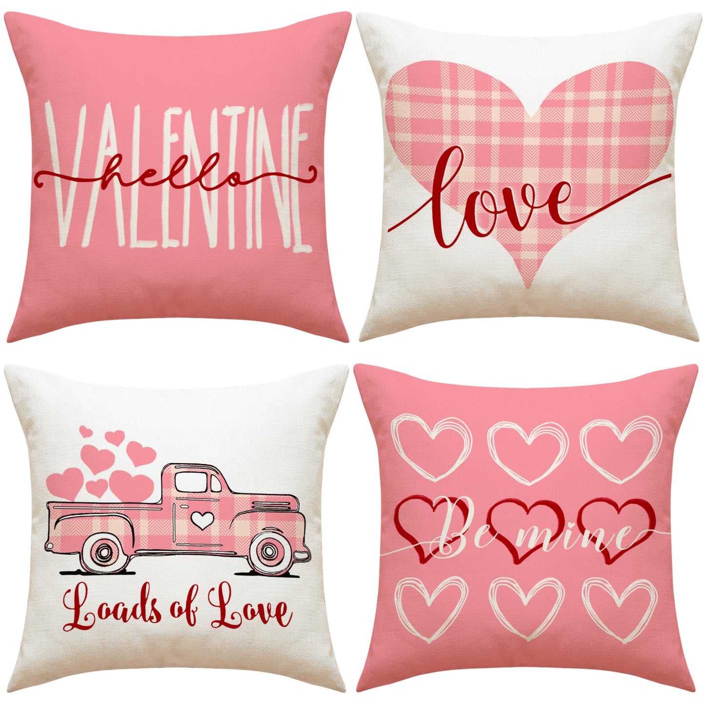 Love Heart Pillow Cover