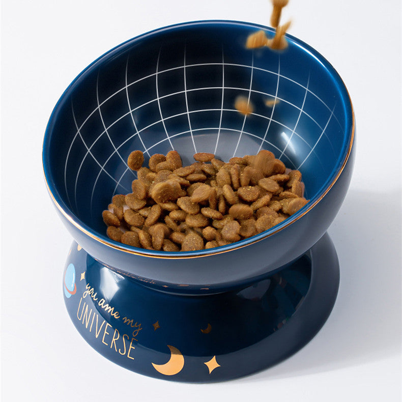 Ceramic Anti-overturning Cat Food Bowl