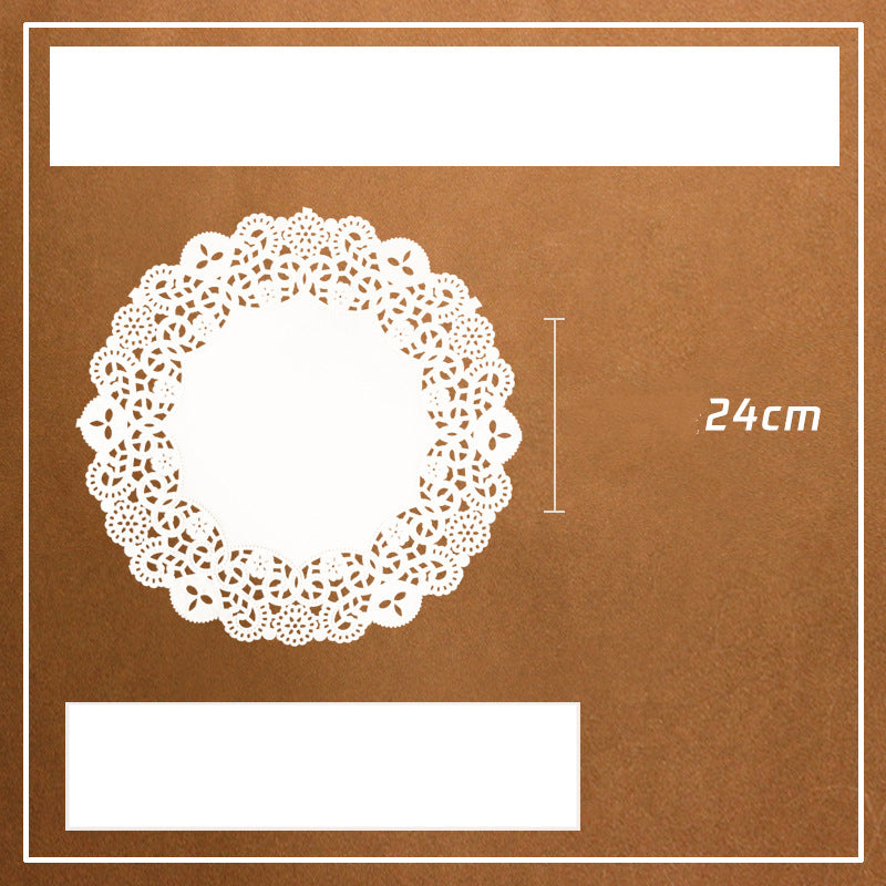 100Pcs Round Baking Blotter Paper Kitchen Frying Mat