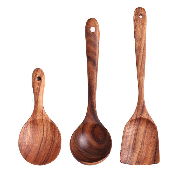 Wooden Nonstick Soup Spoon, Spatula