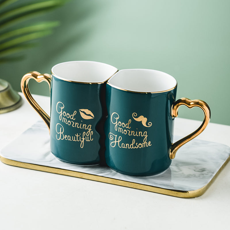 New Product Creative Couple To Mouth Cup Mug Custom Water Cup