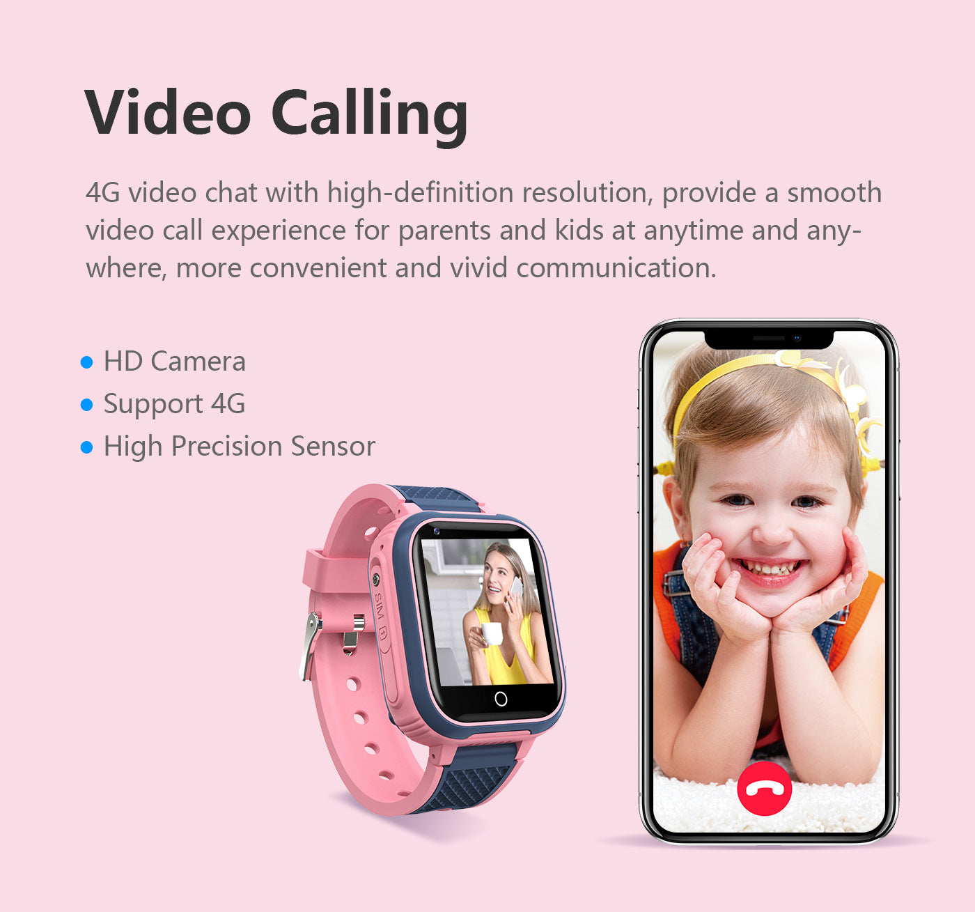 4G Waterproof Touch Camera Electronic Positioning Children's Phone Smart Watch