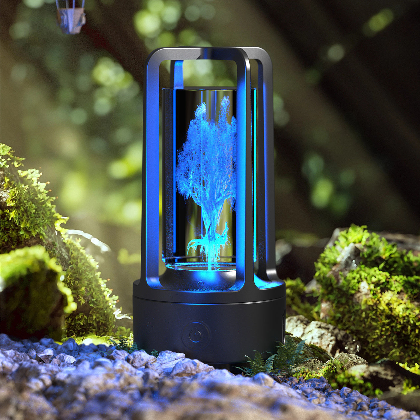 Crystal Lamp And Bluetooth Speaker