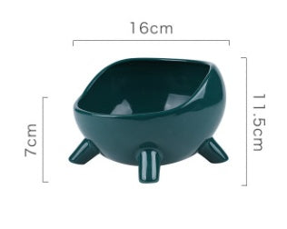 Cervical protection cat food bowl