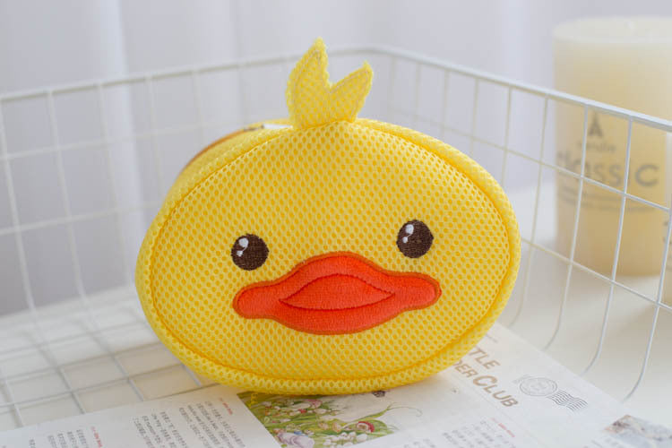 Cartoon mesh bra washing bag