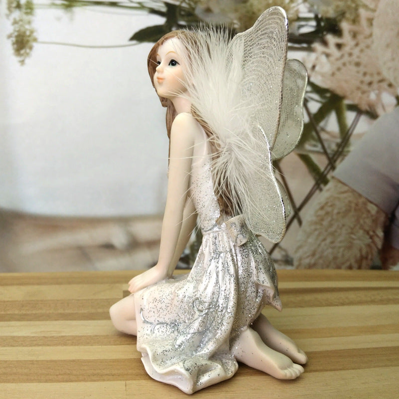 Angel Resin Crafts Decoration Birthday Gift