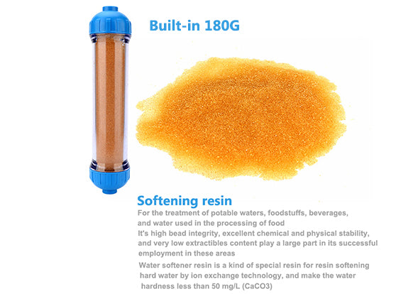 Negative potential ball resin filter