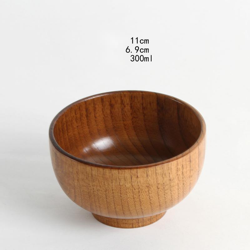 natural wooden bowl