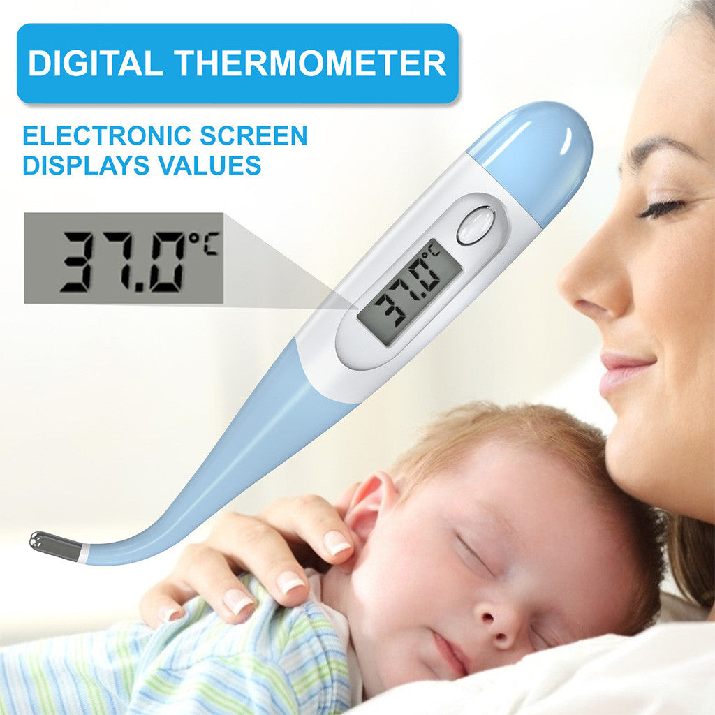 Soft-head electronic thermometer