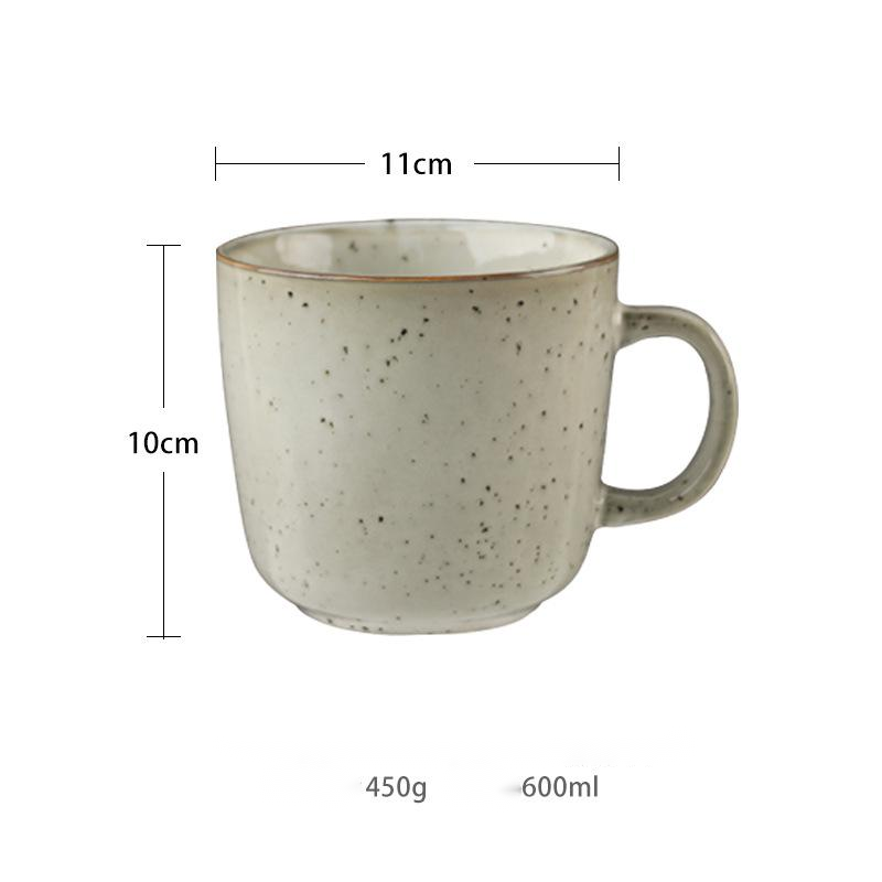 Japanese Retro Pitted Household Ceramic Tableware