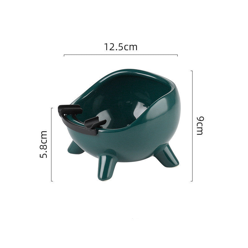 Cervical protection cat food bowl