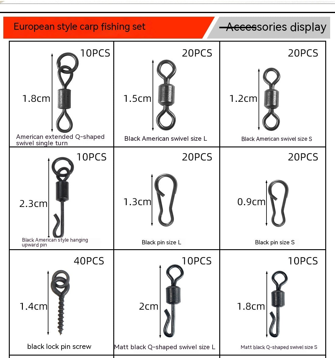 Fishing Snaps & Swivels 