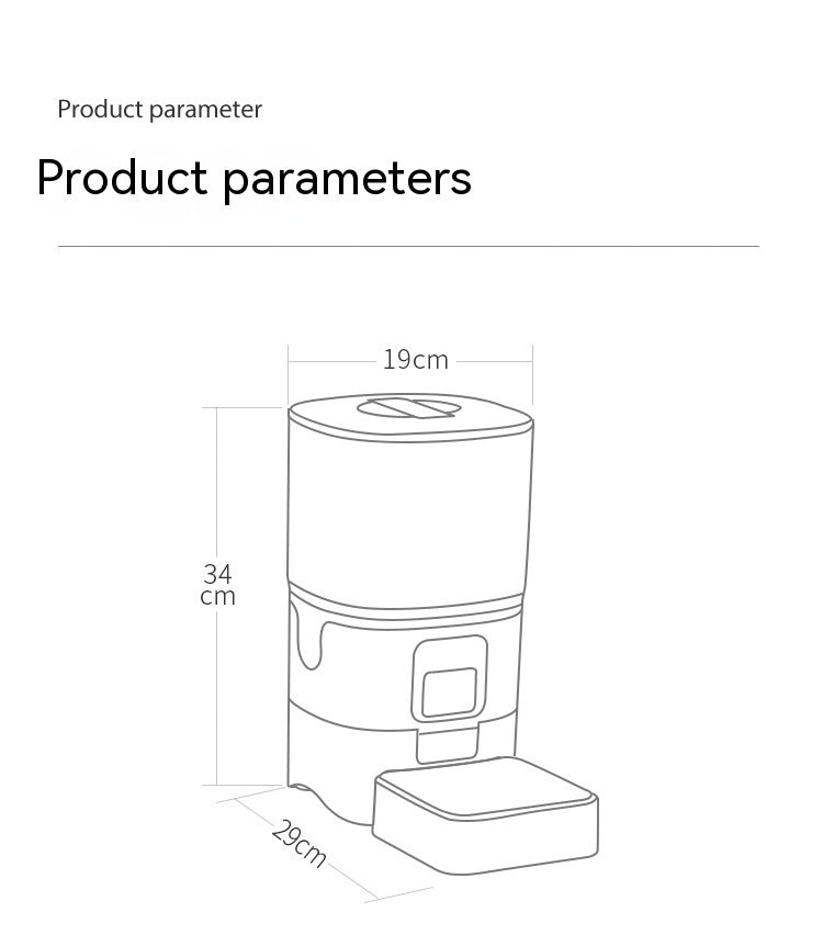 6L Remote Intelligent  Automatic Pet Feeder