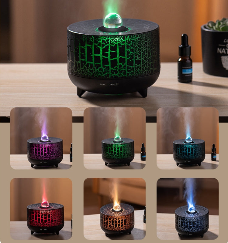 Creative Seven Color Crack Flame Bead Aromatherapy Machine