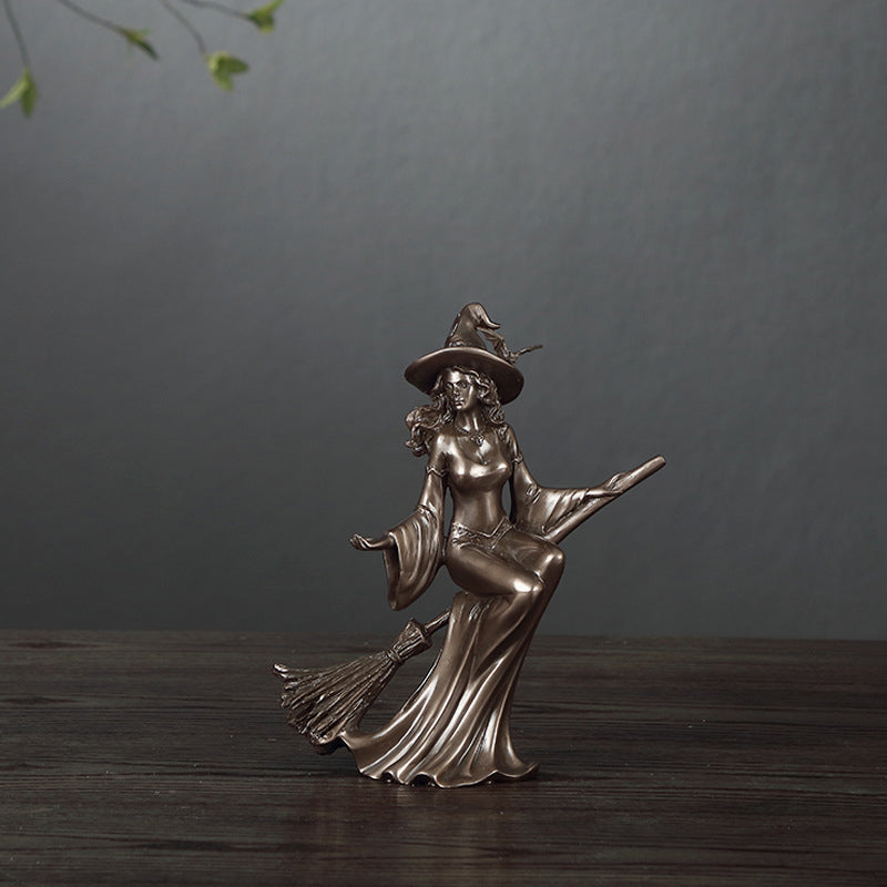 Bronze Witch Crafts Decoration