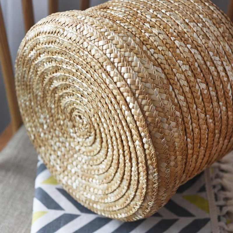 Woven storage basket