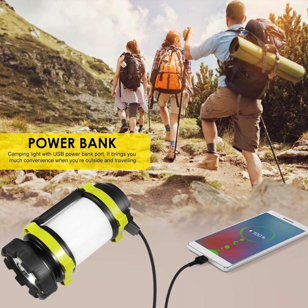 Camping Light Flashlight Rechargeable