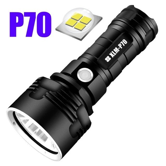 Strong Flashlight Focusing Led Flash Light Rechargeable Super Bright LED Outdoor Xenon Lamp