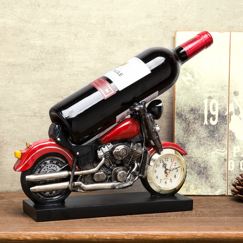 Motorcycle wine rack