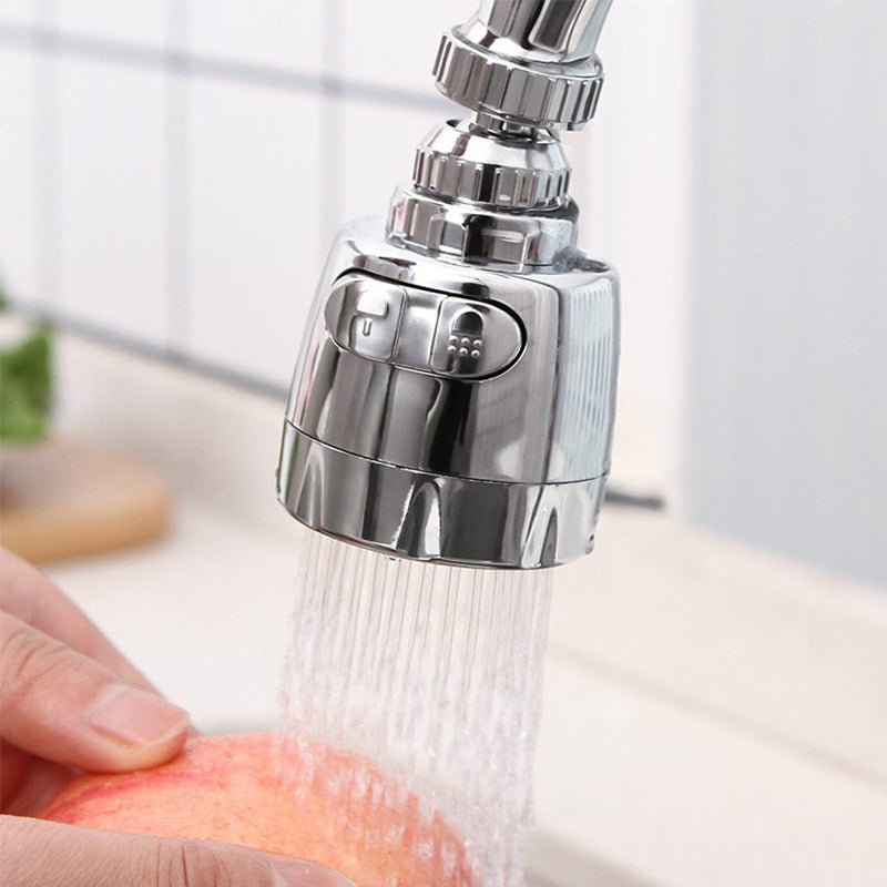 Splash-proof head extended extension faucet