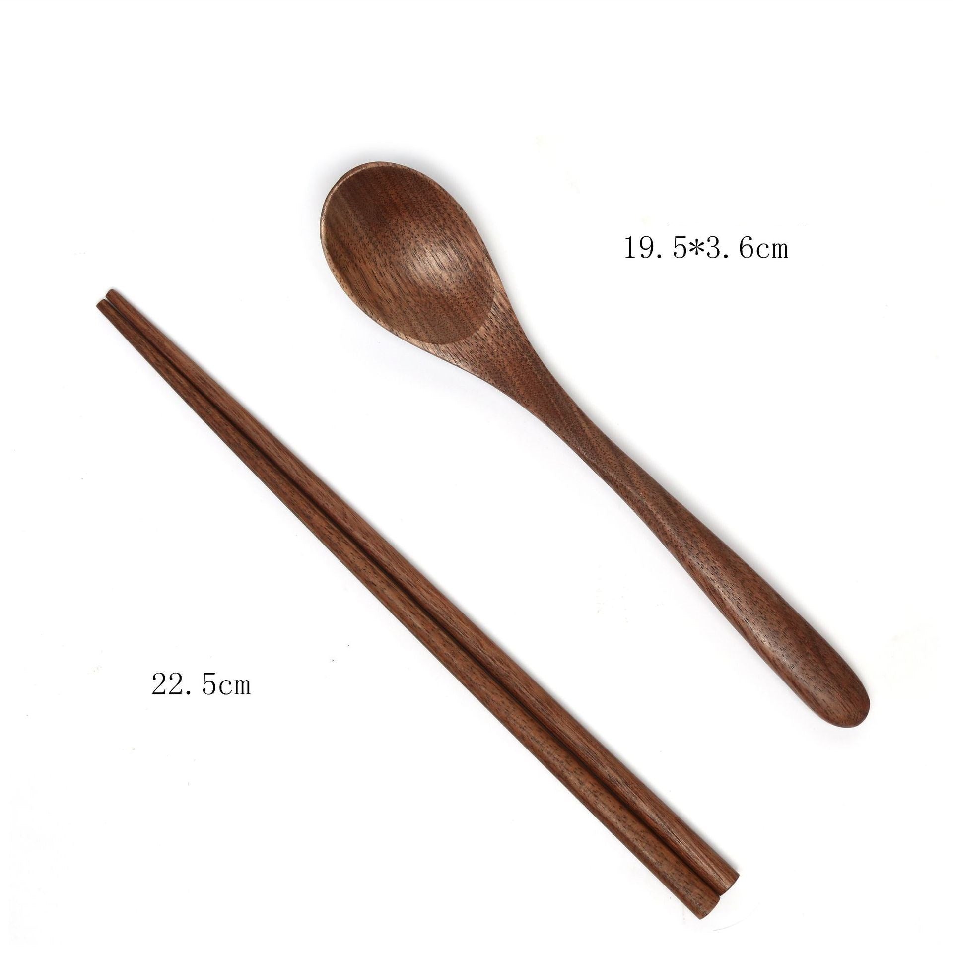 Black walnut cutlery spoon