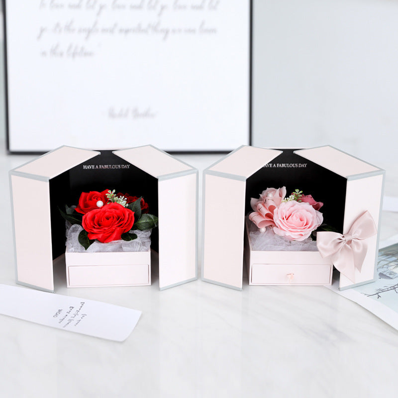 Coffret Cadeau Bijoux Roses