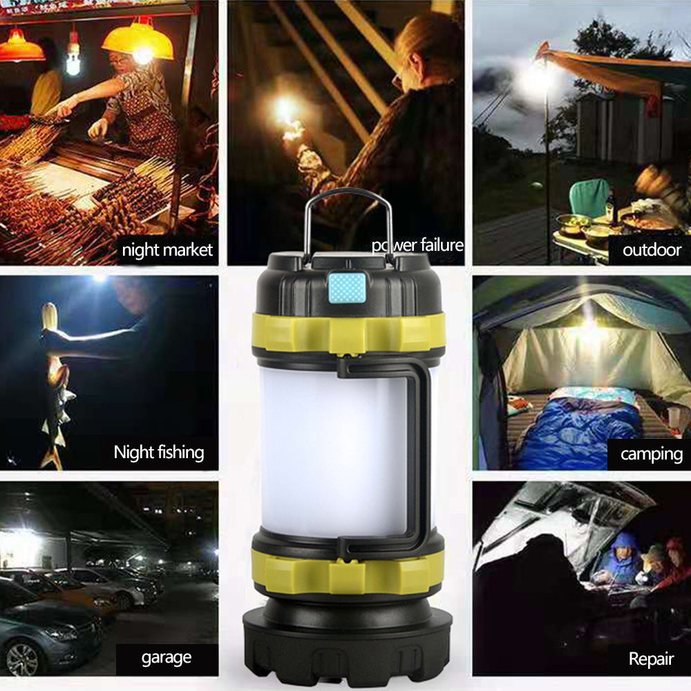 Camping Light Flashlight Rechargeable