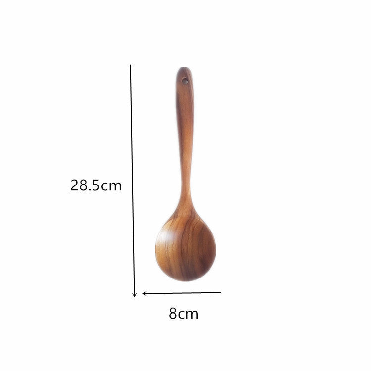 Non Stick Pan And Non Lacquered Wooden Rice Spoon Set